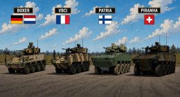 8x8 Zırhlı Araçların Güç Gösterisi: Boxer, Patria, Piranha ve VBCI Karşılaştırması