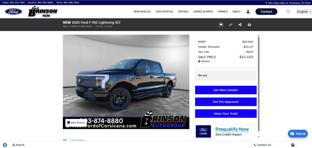 Ford F-150 Lightning Stokları Tükeniyor: 20.000 Dolara Varan İndirimler Başladı