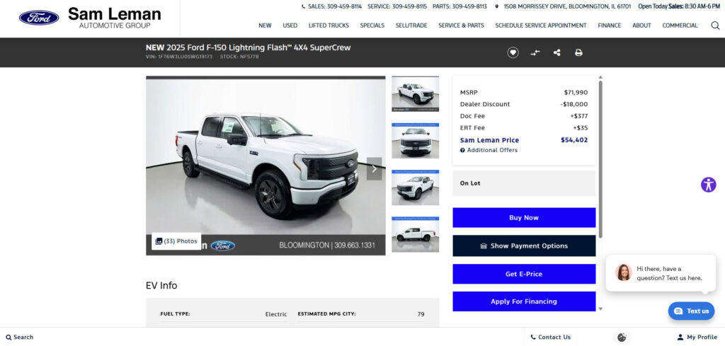 Ford F-150 Lightning Stokları Tükeniyor: 20.000 Dolara Varan İndirimler Başladı