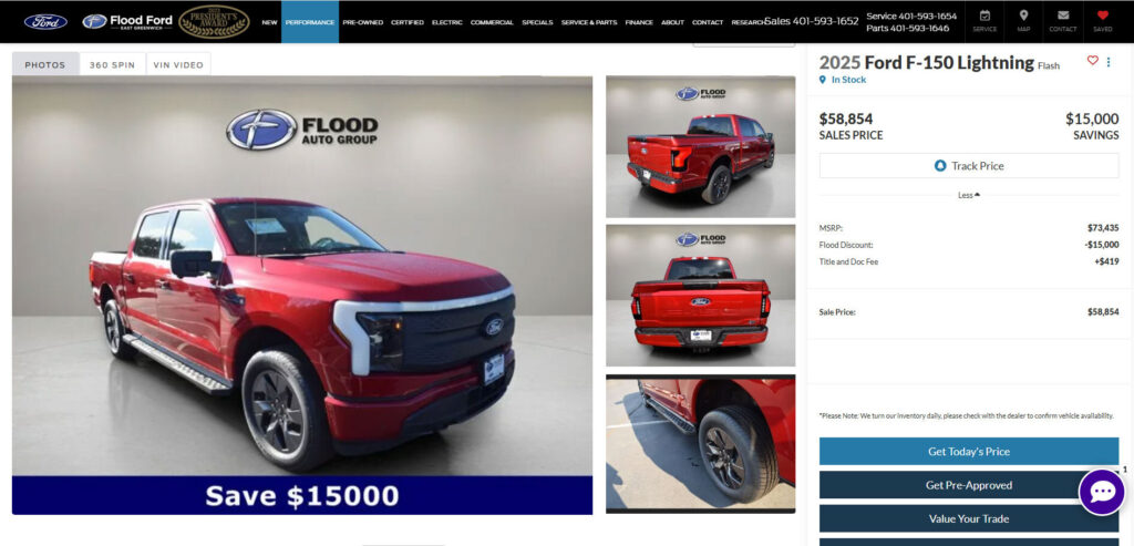 Ford F-150 Lightning Stokları Tükeniyor: 20.000 Dolara Varan İndirimler Başladı