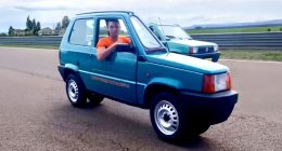 İtalyan Mühendis Fiat Panda'yı Dünyanın En Dar Otomobiline Dönüştürdü