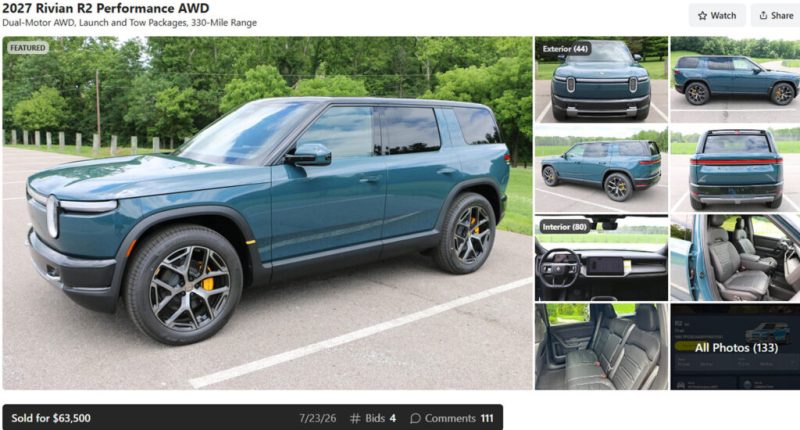 Rivian R2'de 'Al-Sat' Hayalleri Sönüyor: İlk Satış Beklentilerin Altında Kaldı