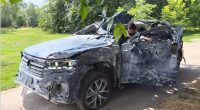 Savaşın Ortasında Volkswagen Touareg: Enkaz Halindeki SUV Hala Çalışıyor