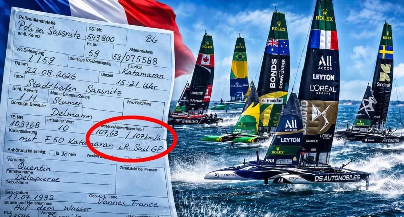SailGP hız rekoru: Su üstünde 107 km/h ile trafik cezası şakası