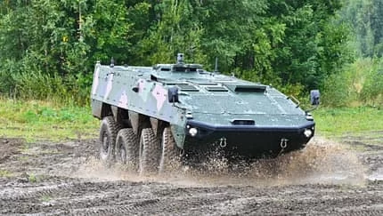 Patria AMV radpanzer teknolojisi ile sınırları aşıyor