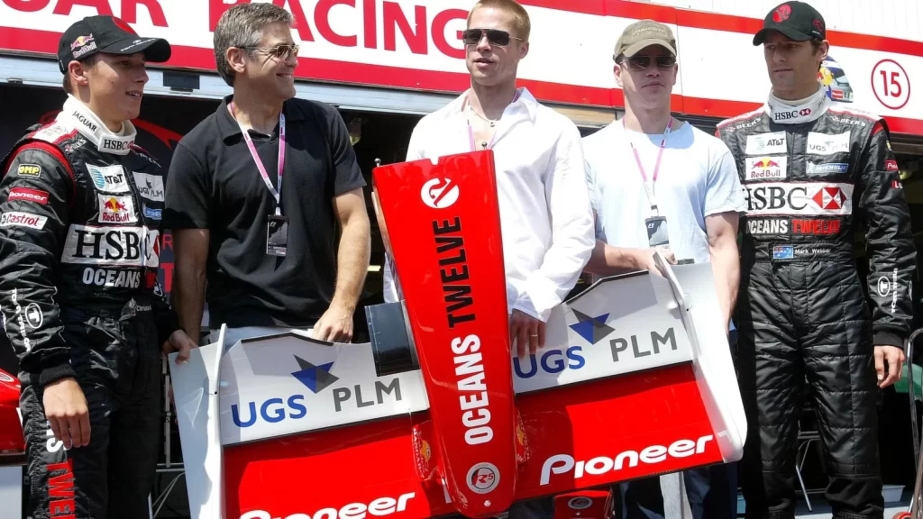 Klasik F1 araçları Ocean's Eleven öncül filmi için Monaco pistine indi