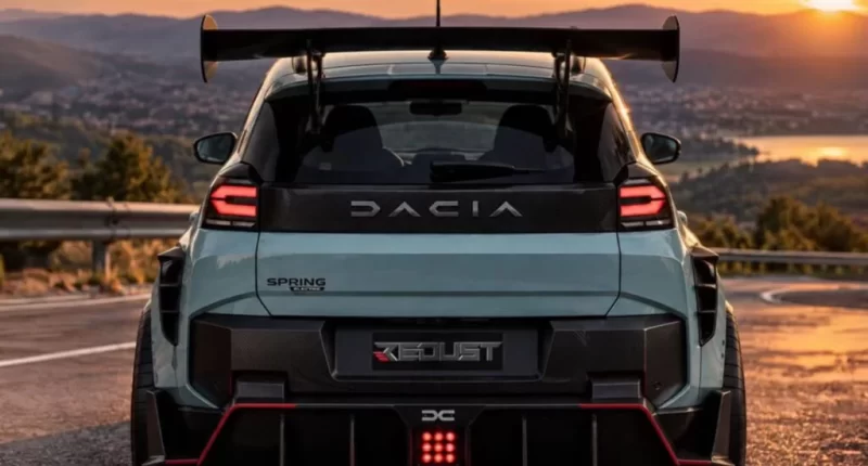 Dacia Spring hot hatch tasarımı: Görünüm var, güç yok