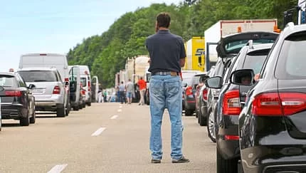 A5 otoyolu üzerinde İkinci Dünya Savaşı bombası alarmı