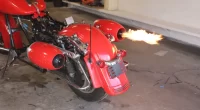 Jet motorlu Harley Davidson: 60 mil hıza ulaşan sıra dışı proje