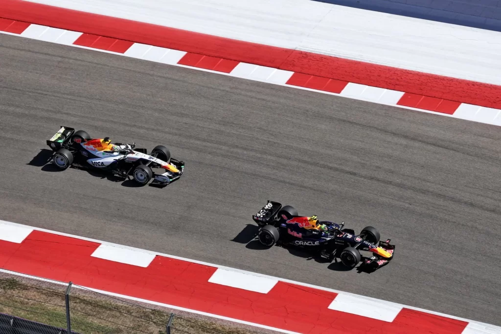 Red Bull F1 aracı ABD GP'de zorlanıyor