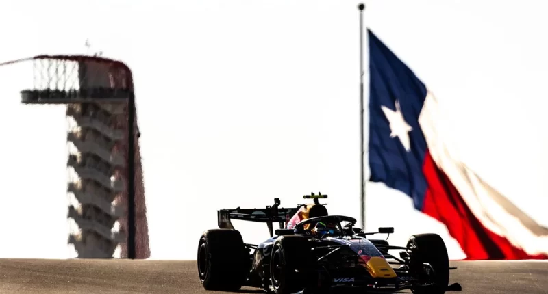 Red Bull F1 aracı ABD GP'de zorlanıyor