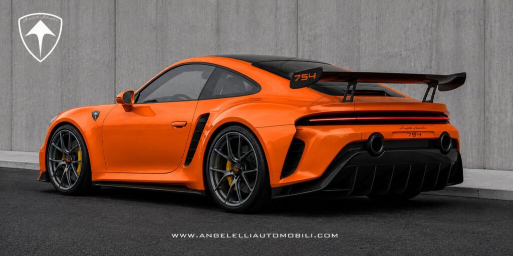İtalyanlar Porsche 911'i Yeniden Yorumluyor: Ortadan Motorlu 754 Projesi