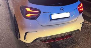 Fransa'da Hız Sınırını Üçe Katlayan Mercedes-AMG A45 Sürücüsüne Ağır Ceza