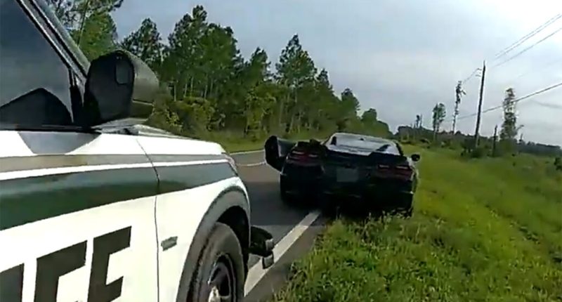 Corvette Sürücüsüne Florida'da 'Aşırı Hız' Şoku: 45'lik Yolda 130 Mil