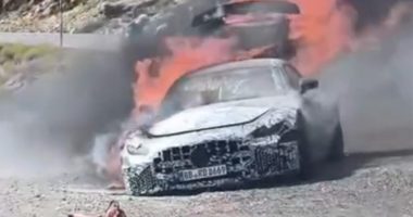 Mercedes-AMG GT Prototipi İspanya'daki Test Sırasında Kül Oldu