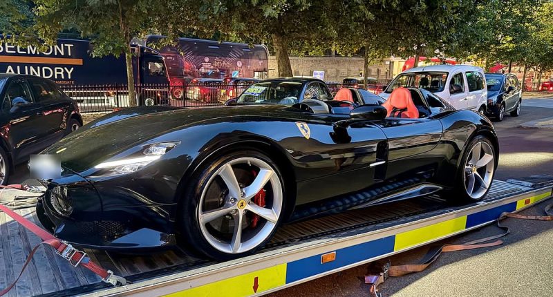 Londra'da Ferrari Monza SP2 vakası: Bir günde el konulan lüks araçlar