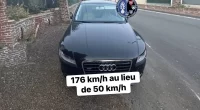 Trafikte aşırı hız yapan sürücüye ağır yaptırım