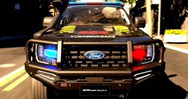 Güneş Enerjili Ford Ranger Super Duty İtfaiye Aracı Tanıtıldı