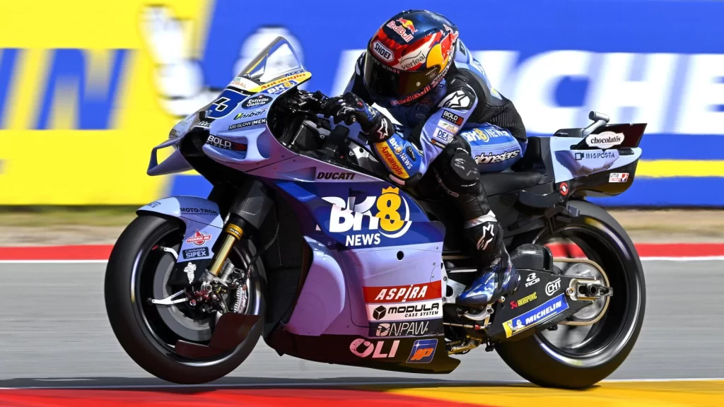 Alex Marquez Aragon MotoGP performansında üçüncü sektör engeline takıldı