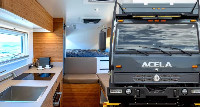 askeri camper karavan - Eski Bir Askeri Kamyondan Dönüştürülen Bu Eşsiz Camper Karavan