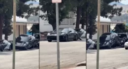 Porsche Panamera Çekiciden Kurtulurken Arka Tamponunu Feda Etti