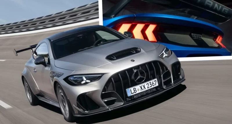 Mercedes-AMG CLE 646 ve Ford Mustang GTD Karşılaştırması: Pistlerin Yeni Kralları
