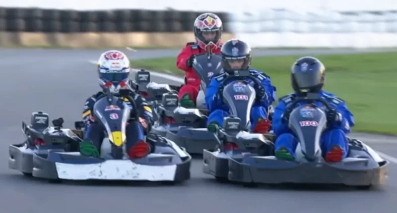 Max Verstappen 100 kart sürücüsünü 35 dakikada geçti