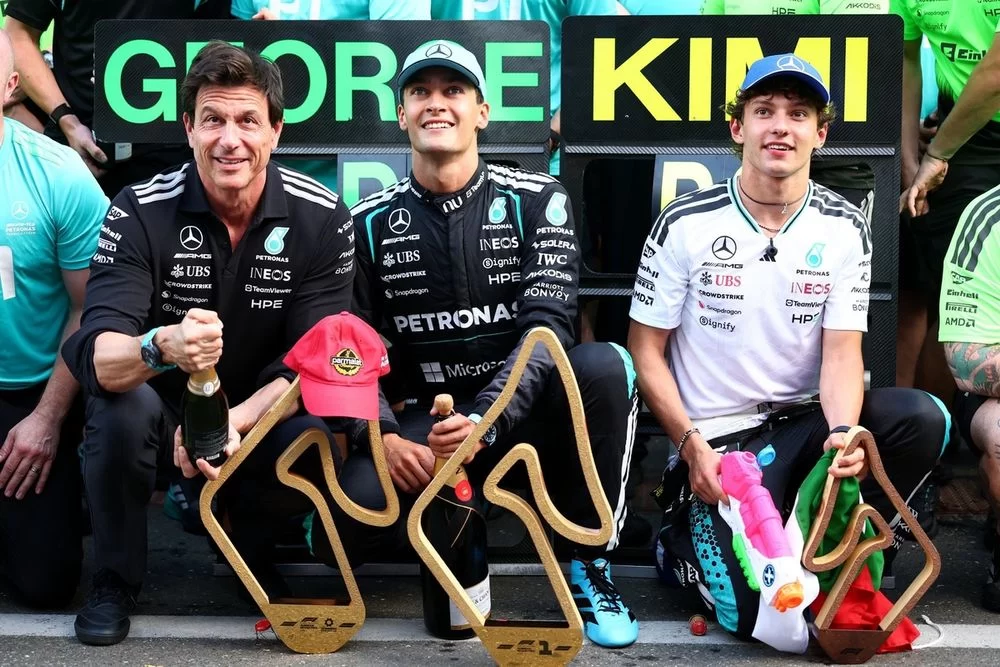 Toto Wolff, Kimi Antonelli'nin gelişimini 'yapay zeka' performansına benzetti