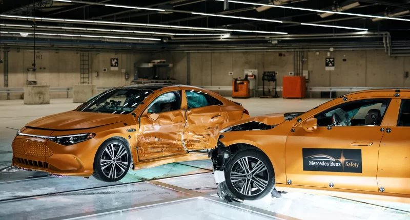yeni CLA güvenlik testleri - Mercedes-Benz Yeni CLA Modellerinde EV Güvenlik Testini Gerçekleştirdi